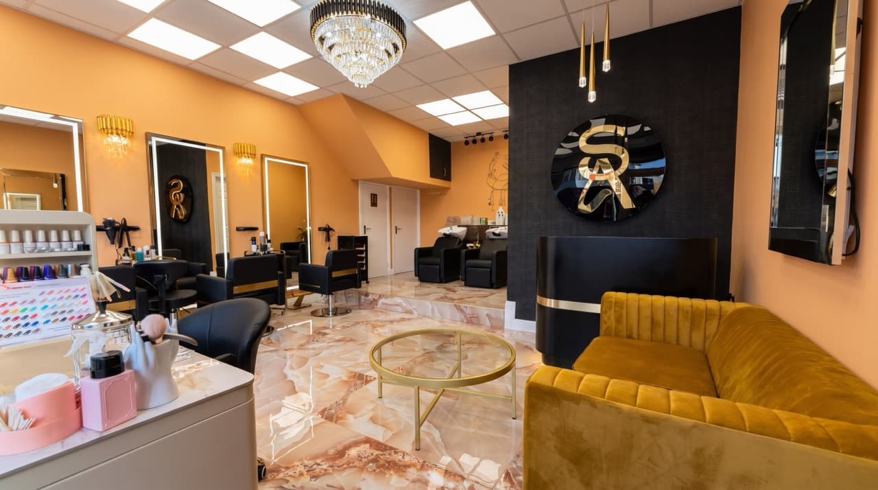 Interior of Sarah Hair & Beauty, a hair and beauty salon in Whitley Bay